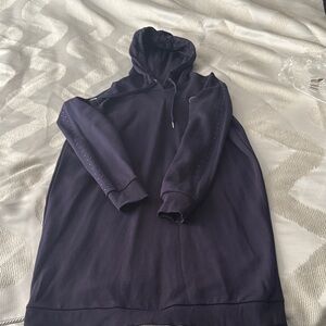 Navy Blue Hooded Sweatshirt Dreas